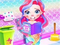 Baby Mermaid Caring Game image