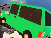 Broken Bridge Car Driving image